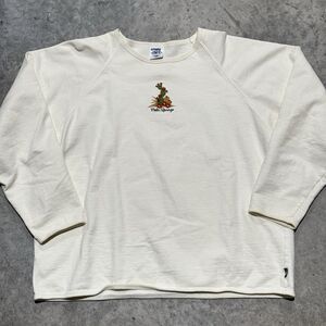 Crazy Shirts Top Women Large Palm Springs Embroidered Pullover Cotton Round Neck